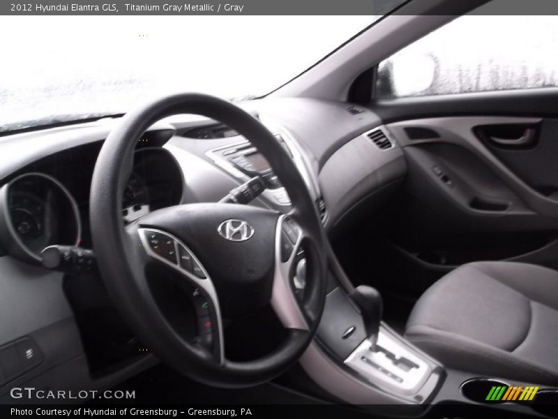 Titanium Gray Metallic / Gray 2012 Hyundai Elantra GLS