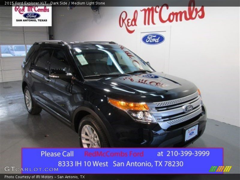 Dark Side / Medium Light Stone 2015 Ford Explorer XLT