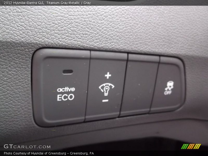 Titanium Gray Metallic / Gray 2012 Hyundai Elantra GLS