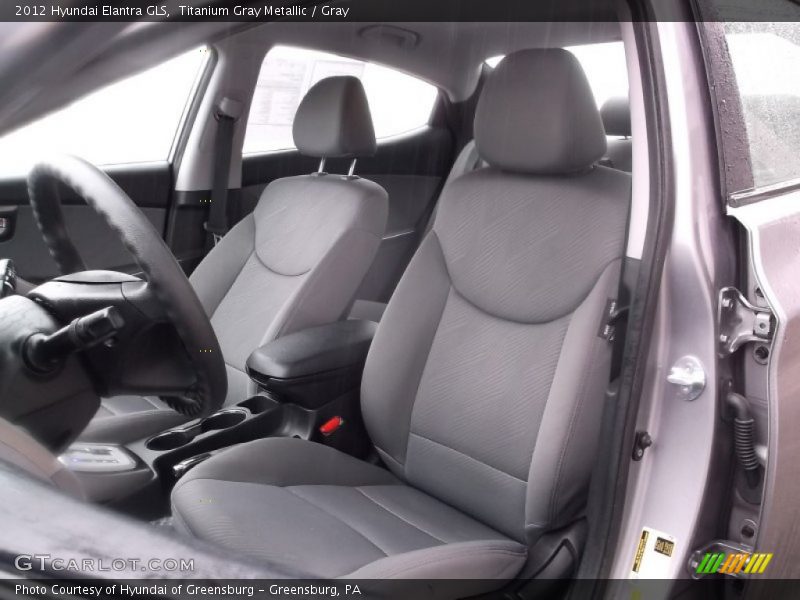 Titanium Gray Metallic / Gray 2012 Hyundai Elantra GLS