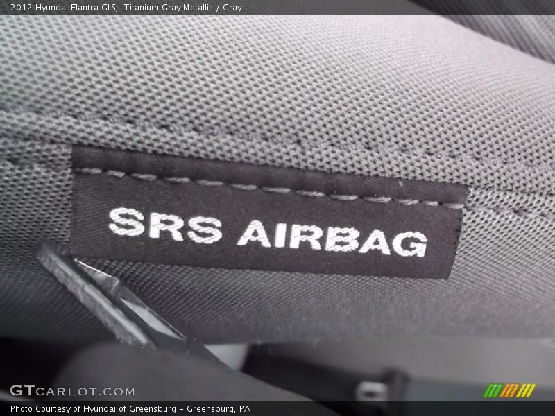 Titanium Gray Metallic / Gray 2012 Hyundai Elantra GLS