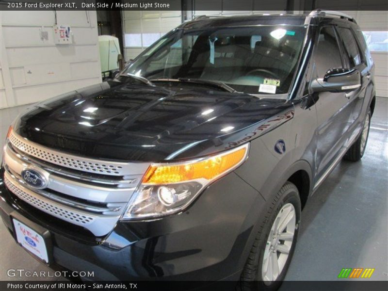 Dark Side / Medium Light Stone 2015 Ford Explorer XLT