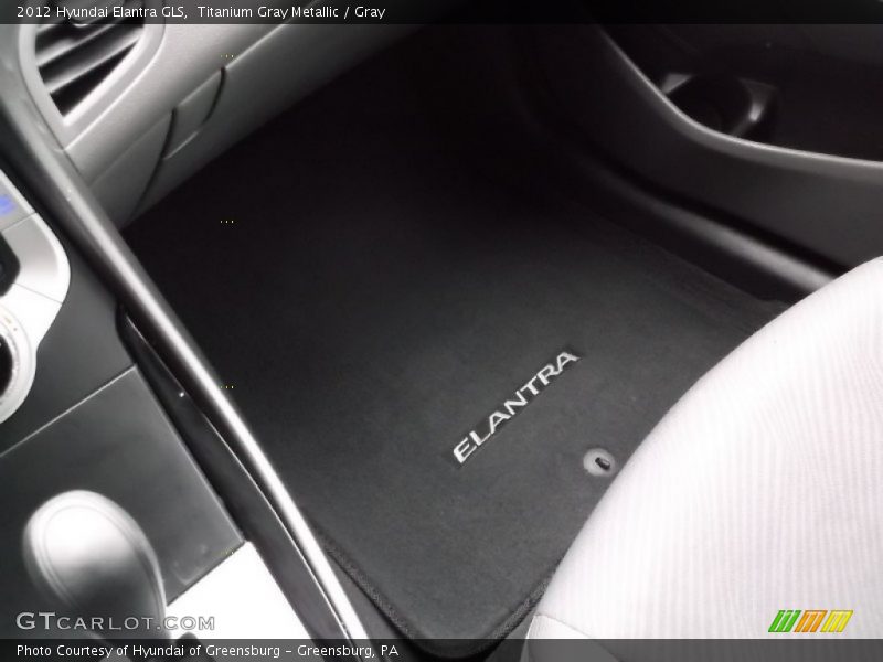 Titanium Gray Metallic / Gray 2012 Hyundai Elantra GLS
