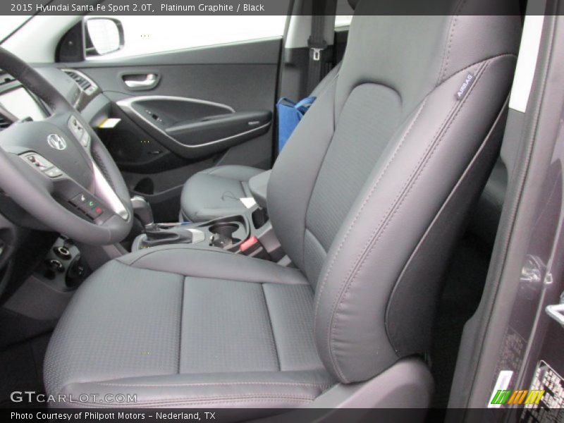 Platinum Graphite / Black 2015 Hyundai Santa Fe Sport 2.0T