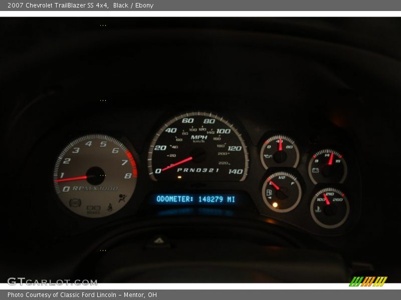 Black / Ebony 2007 Chevrolet TrailBlazer SS 4x4