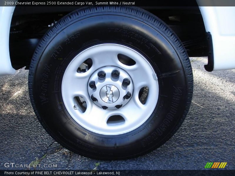Summit White / Neutral 2009 Chevrolet Express 2500 Extended Cargo Van
