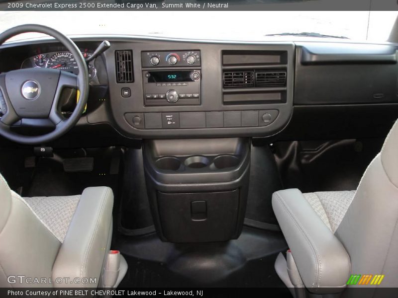 Summit White / Neutral 2009 Chevrolet Express 2500 Extended Cargo Van