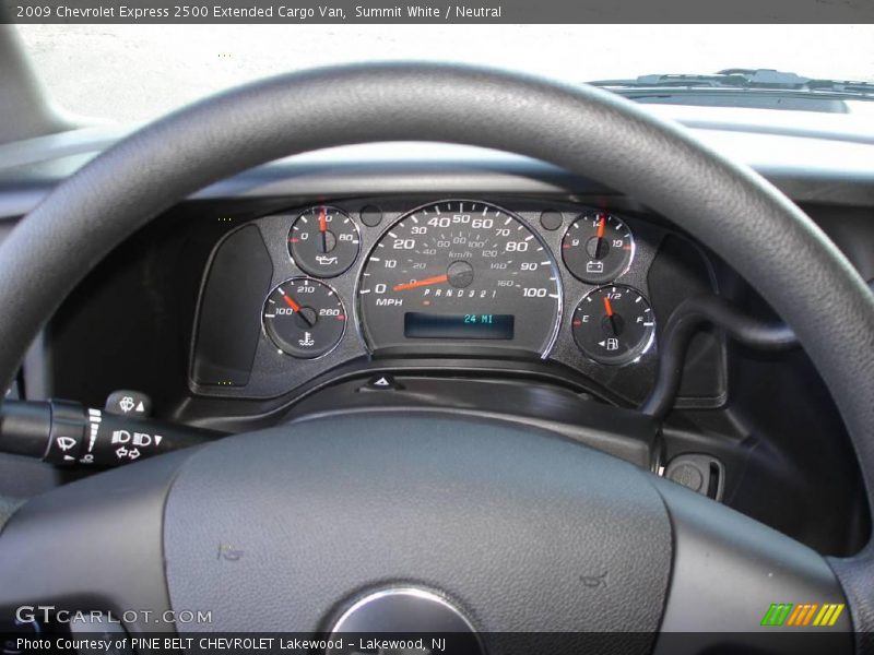 Summit White / Neutral 2009 Chevrolet Express 2500 Extended Cargo Van
