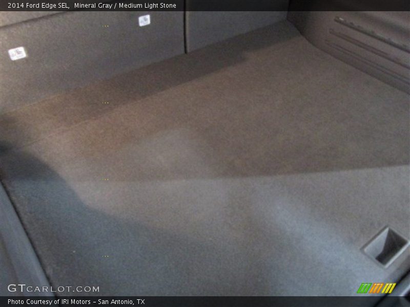 Mineral Gray / Medium Light Stone 2014 Ford Edge SEL