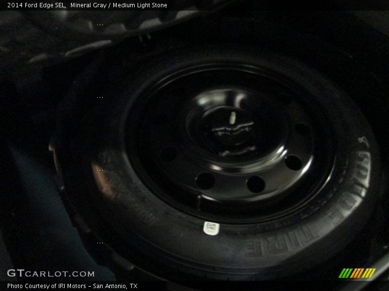 Mineral Gray / Medium Light Stone 2014 Ford Edge SEL