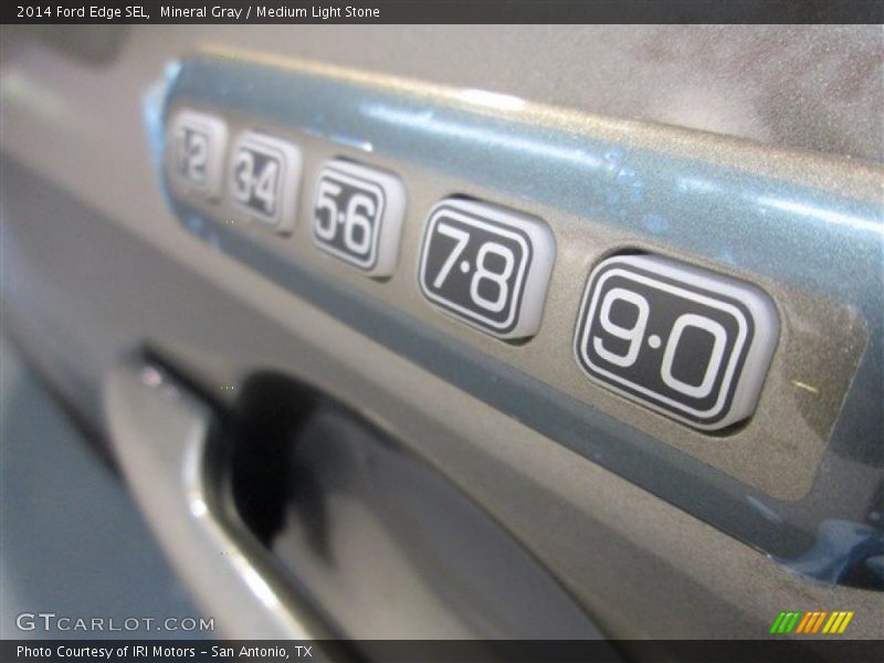 Mineral Gray / Medium Light Stone 2014 Ford Edge SEL