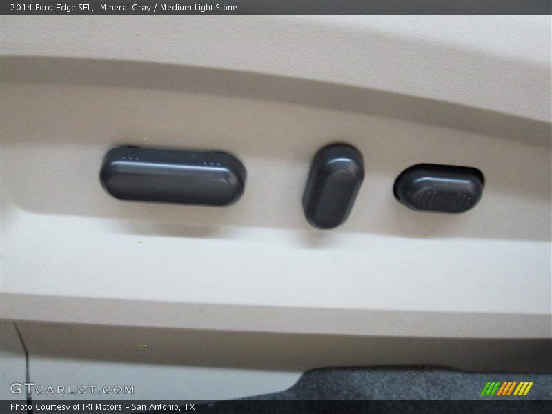Mineral Gray / Medium Light Stone 2014 Ford Edge SEL
