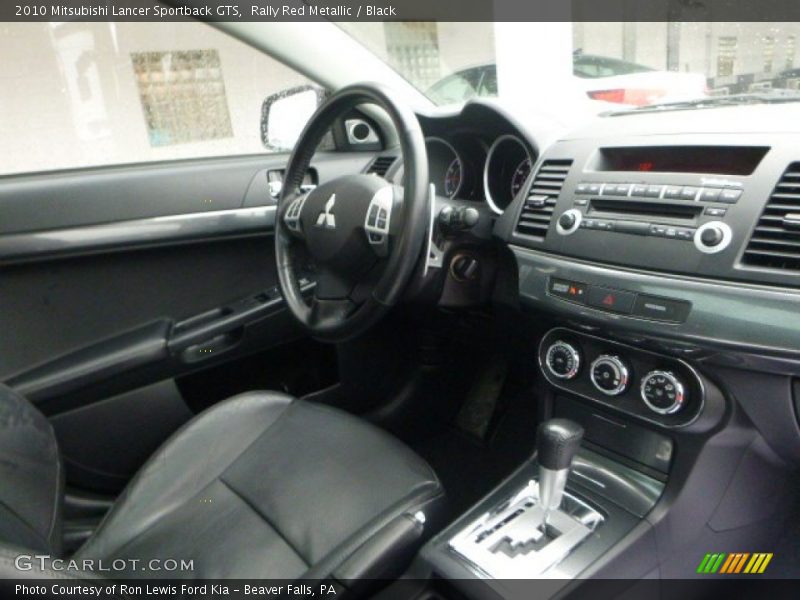 Rally Red Metallic / Black 2010 Mitsubishi Lancer Sportback GTS