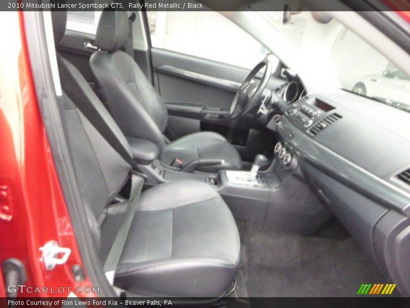 Rally Red Metallic / Black 2010 Mitsubishi Lancer Sportback GTS