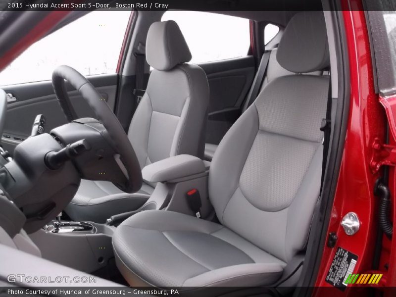 Front Seat of 2015 Accent Sport 5-Door