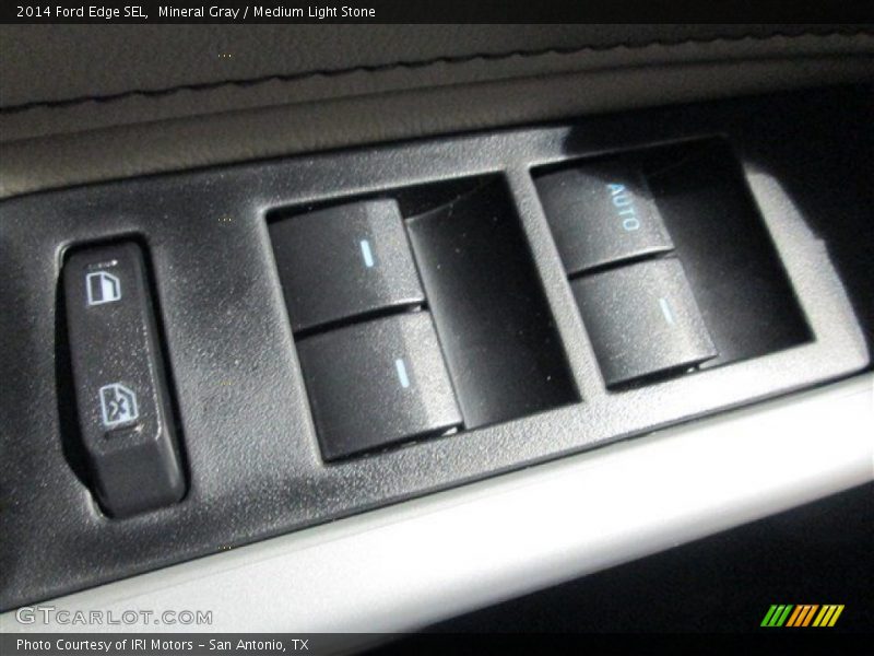 Mineral Gray / Medium Light Stone 2014 Ford Edge SEL