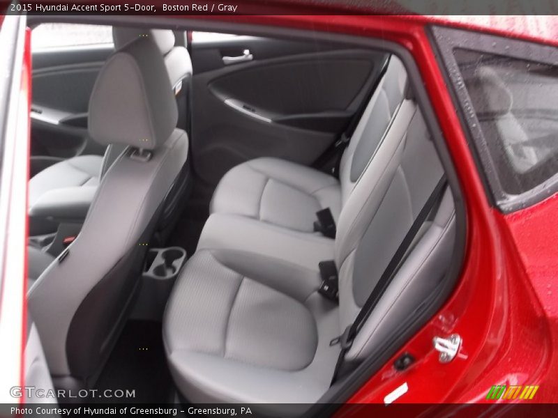 Rear Seat of 2015 Accent Sport 5-Door