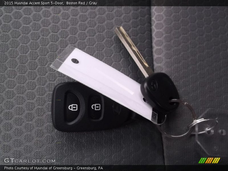 Keys of 2015 Accent Sport 5-Door