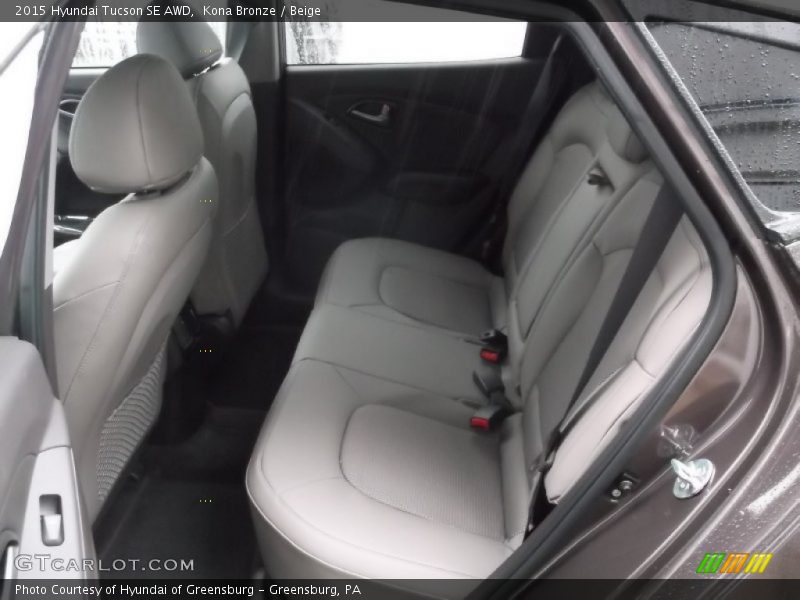 Kona Bronze / Beige 2015 Hyundai Tucson SE AWD