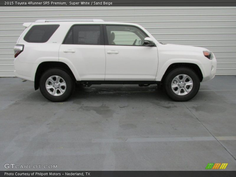 Super White / Sand Beige 2015 Toyota 4Runner SR5 Premium