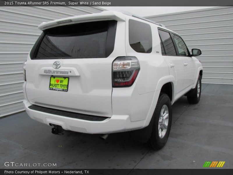 Super White / Sand Beige 2015 Toyota 4Runner SR5 Premium
