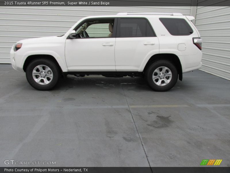 Super White / Sand Beige 2015 Toyota 4Runner SR5 Premium
