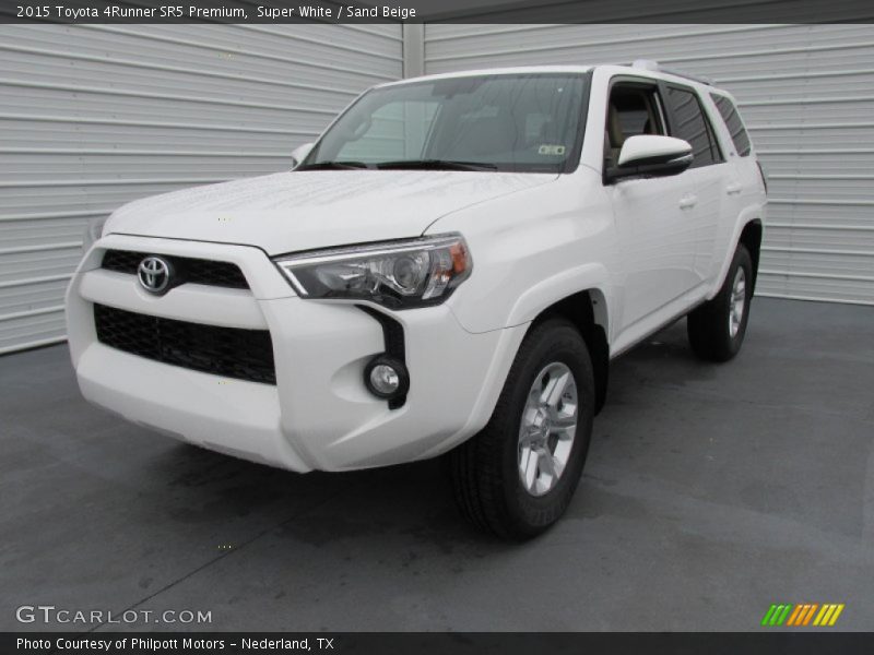 Super White / Sand Beige 2015 Toyota 4Runner SR5 Premium