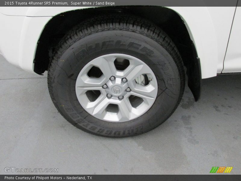 Super White / Sand Beige 2015 Toyota 4Runner SR5 Premium