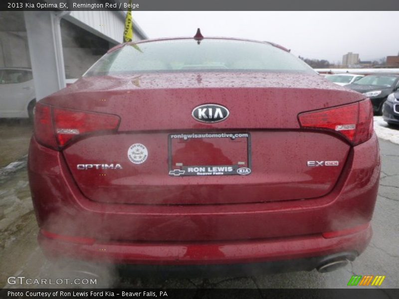 Remington Red / Beige 2013 Kia Optima EX