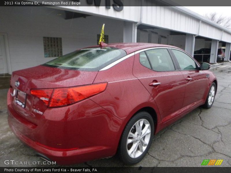 Remington Red / Beige 2013 Kia Optima EX