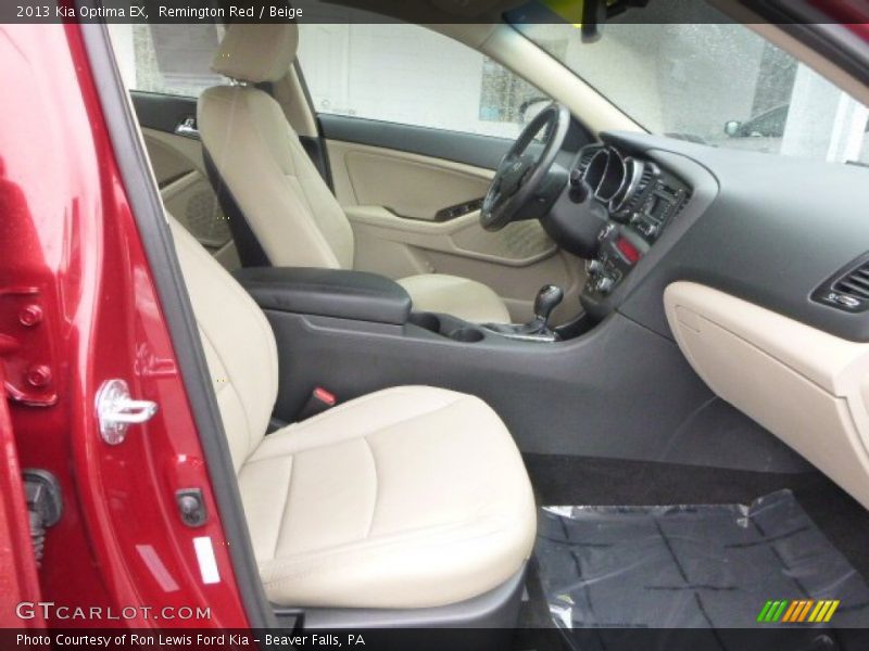Remington Red / Beige 2013 Kia Optima EX