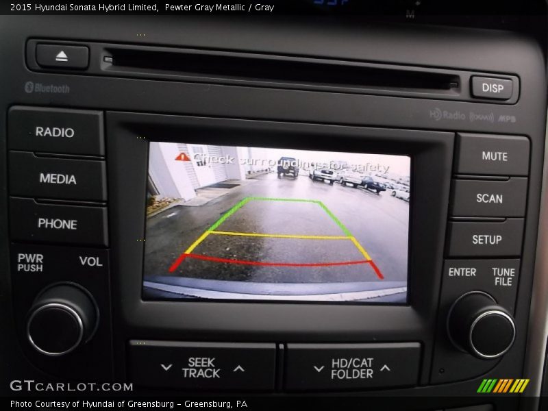 Pewter Gray Metallic / Gray 2015 Hyundai Sonata Hybrid Limited