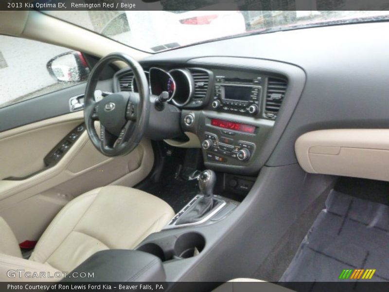 Remington Red / Beige 2013 Kia Optima EX