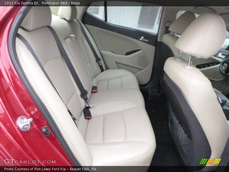 Remington Red / Beige 2013 Kia Optima EX
