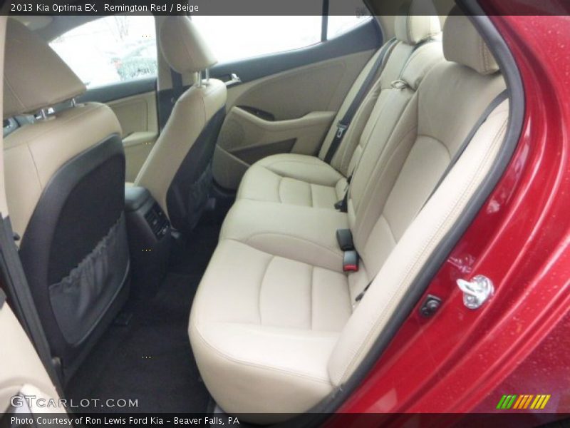 Remington Red / Beige 2013 Kia Optima EX
