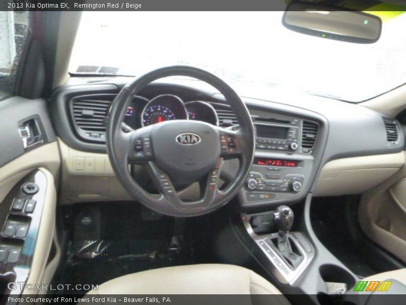 Remington Red / Beige 2013 Kia Optima EX