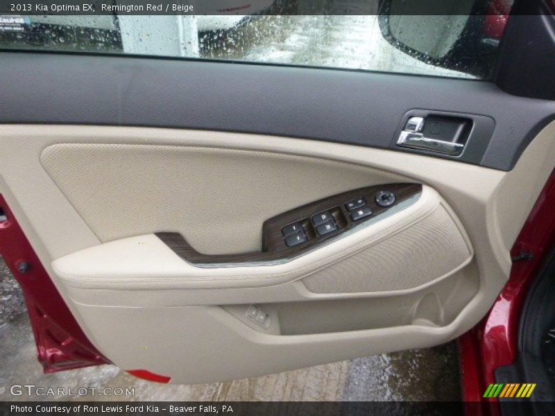 Remington Red / Beige 2013 Kia Optima EX