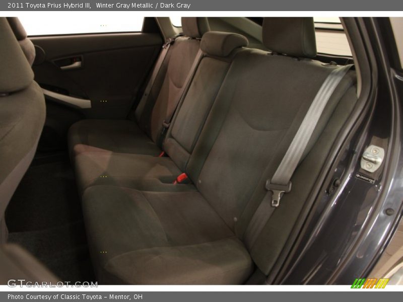 Winter Gray Metallic / Dark Gray 2011 Toyota Prius Hybrid III