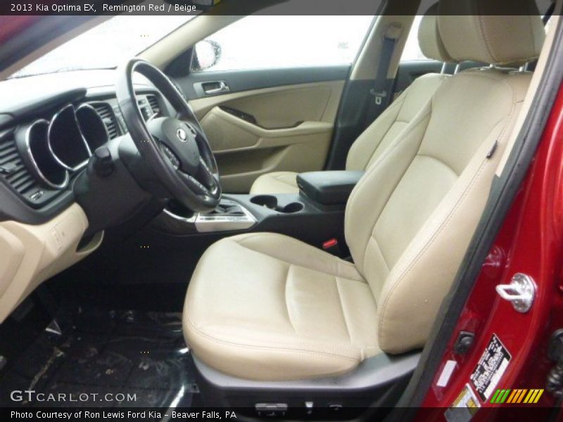 Remington Red / Beige 2013 Kia Optima EX