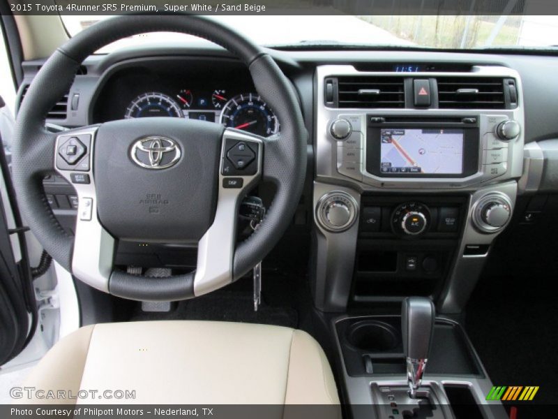 Super White / Sand Beige 2015 Toyota 4Runner SR5 Premium