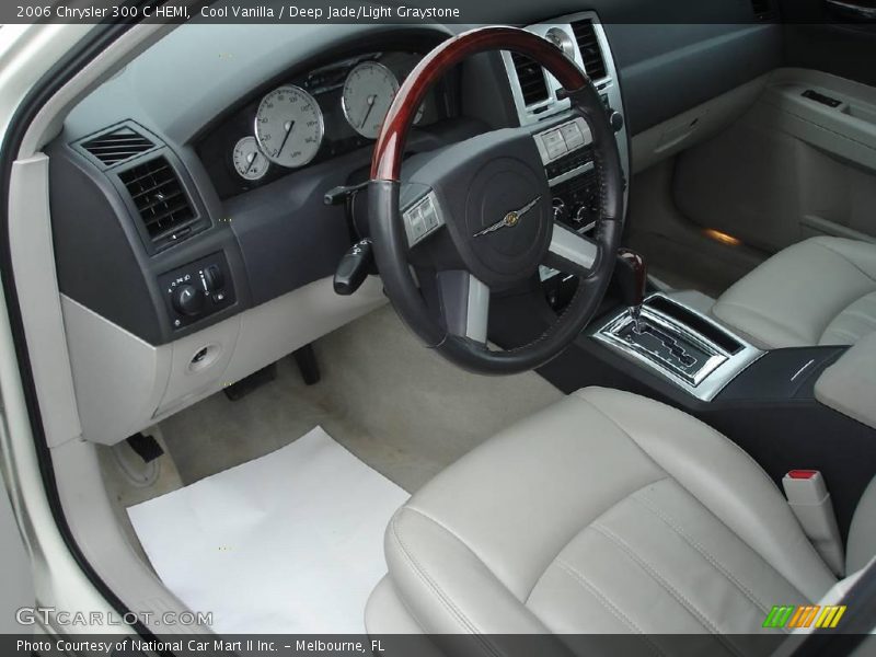 Cool Vanilla / Deep Jade/Light Graystone 2006 Chrysler 300 C HEMI