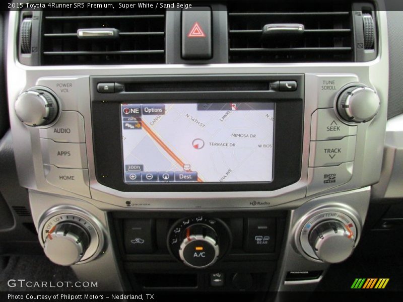 Super White / Sand Beige 2015 Toyota 4Runner SR5 Premium
