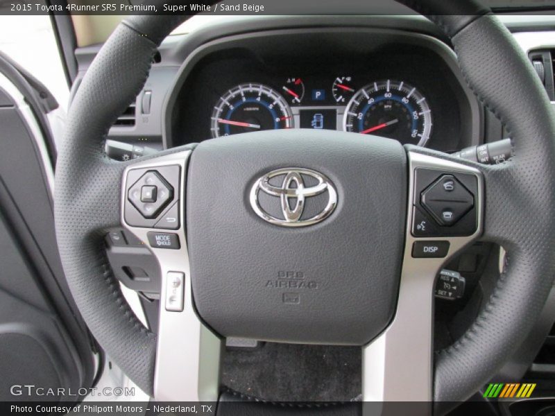 Super White / Sand Beige 2015 Toyota 4Runner SR5 Premium