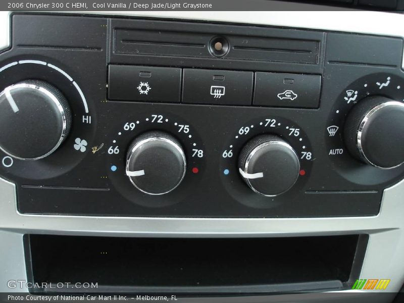 Cool Vanilla / Deep Jade/Light Graystone 2006 Chrysler 300 C HEMI