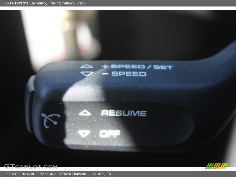 Racing Yellow / Black 2014 Porsche Cayman S