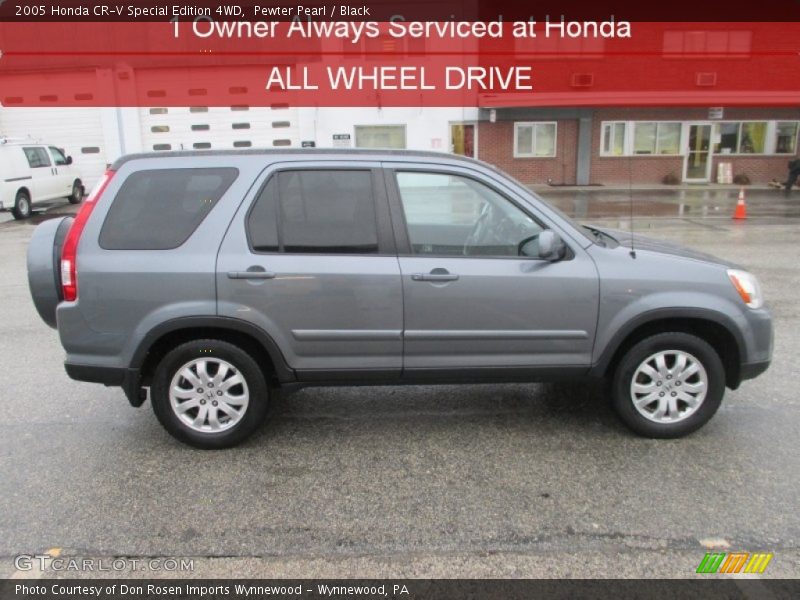 Pewter Pearl / Black 2005 Honda CR-V Special Edition 4WD