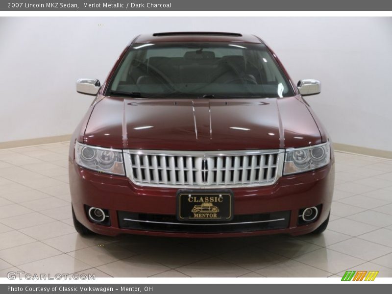Merlot Metallic / Dark Charcoal 2007 Lincoln MKZ Sedan