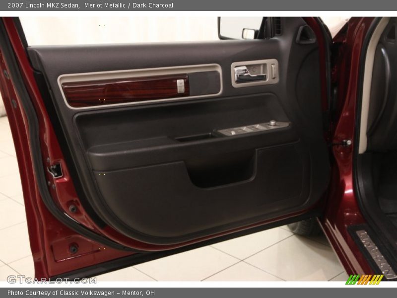 Merlot Metallic / Dark Charcoal 2007 Lincoln MKZ Sedan