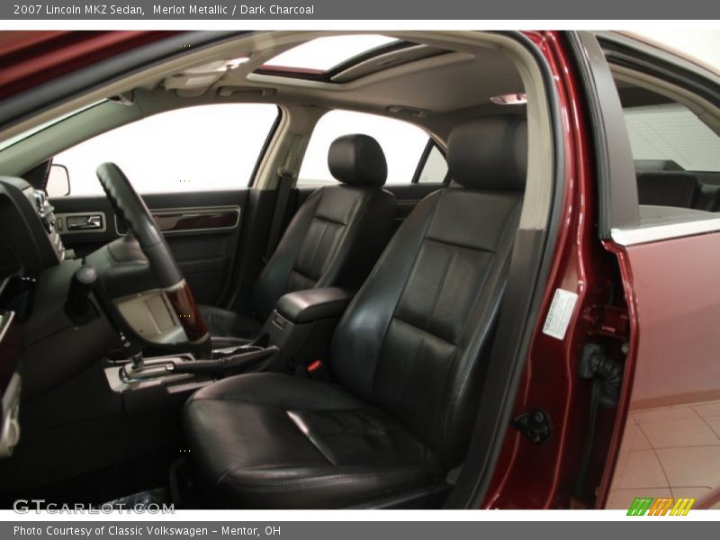 Merlot Metallic / Dark Charcoal 2007 Lincoln MKZ Sedan