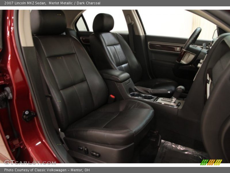Merlot Metallic / Dark Charcoal 2007 Lincoln MKZ Sedan